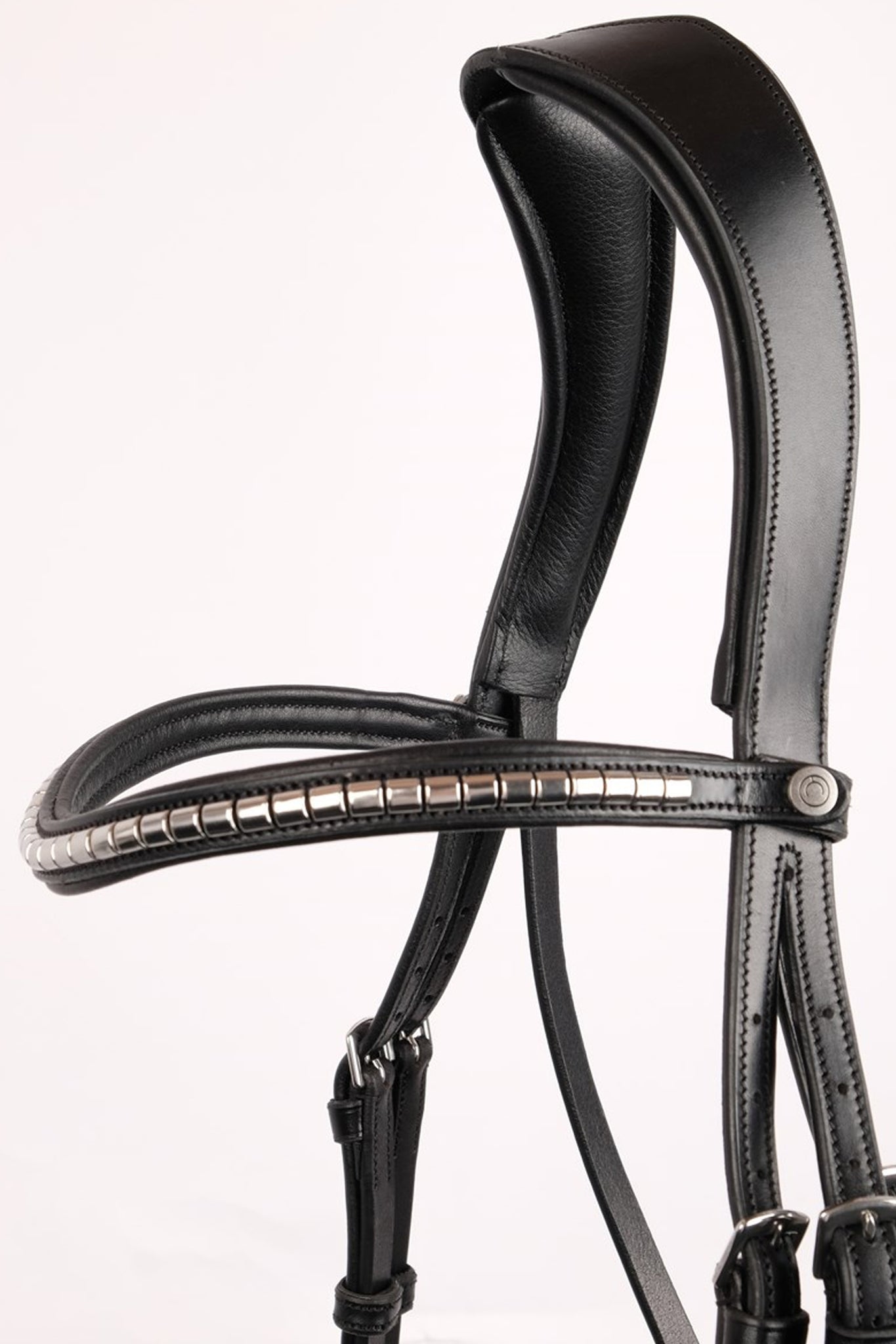 Montar Browband With Silver Clinchers