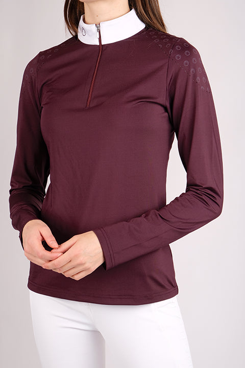 Montar Junior Long Sleeve Competition Polo