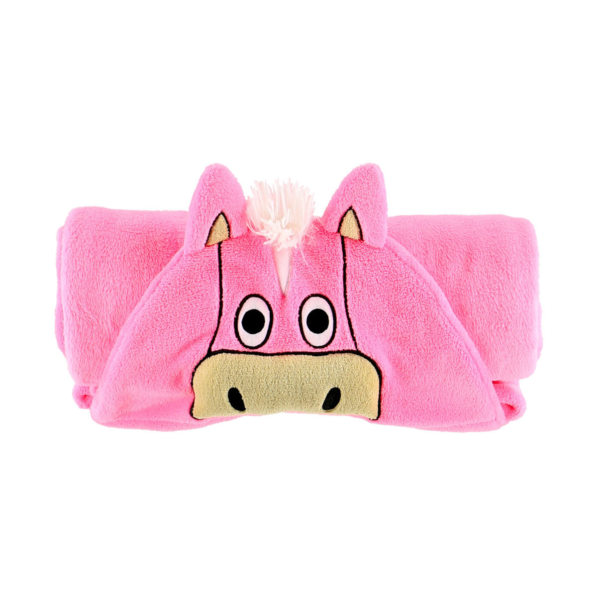 LazyOne Hooded Critter Fleece Blanket Horse
