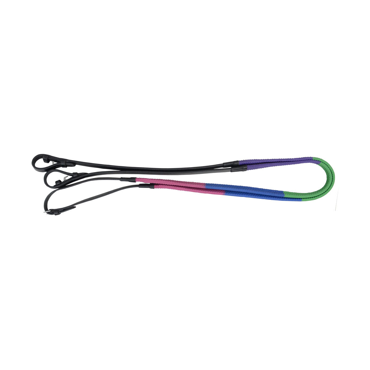 HY Rubber Covered Training Reins