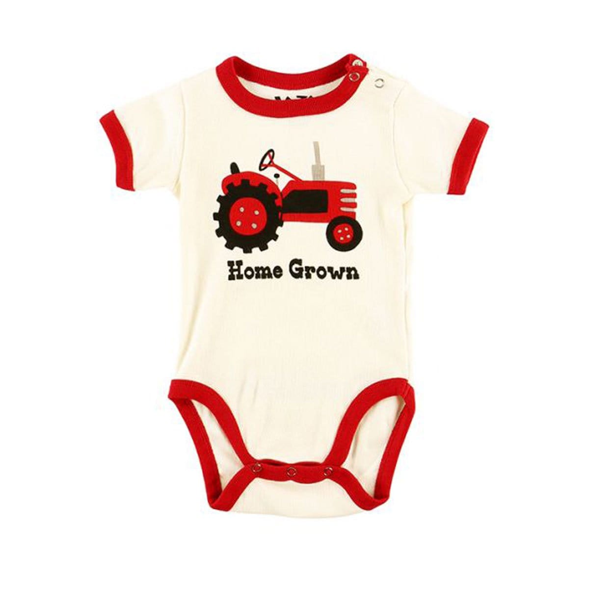 LazyOne Boys Home Grown Babygrow Vest