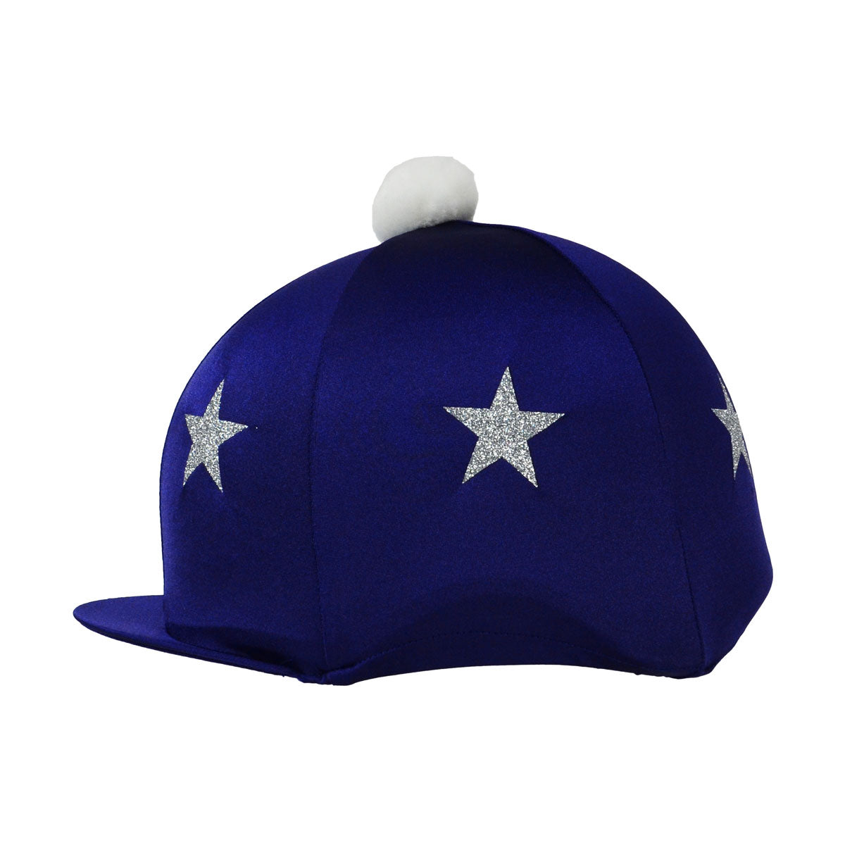 HyFASHION Pom Pom Hat Cover with Glitter Star Pattern