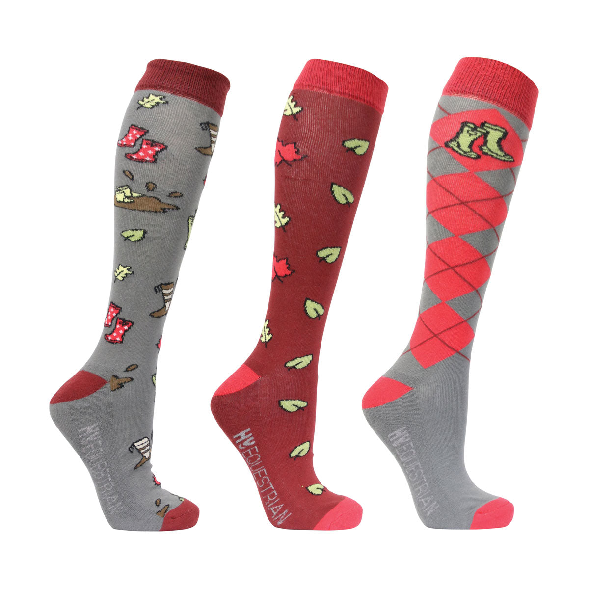 Hy Equestrian Novelty Printed Socks