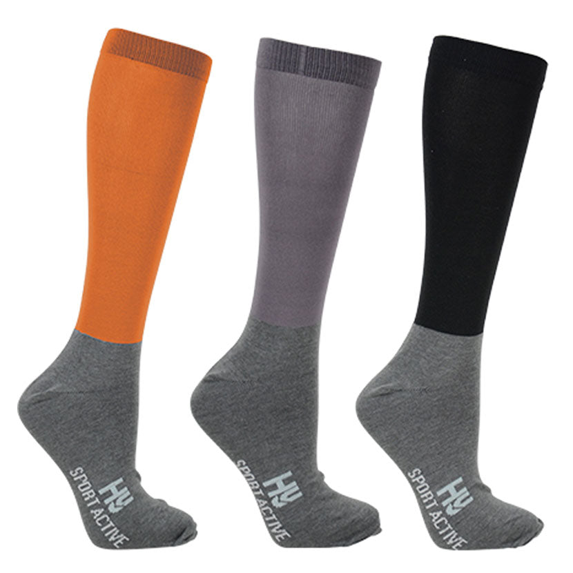 Hy Sport Active Riding Socks (Pack of 3)