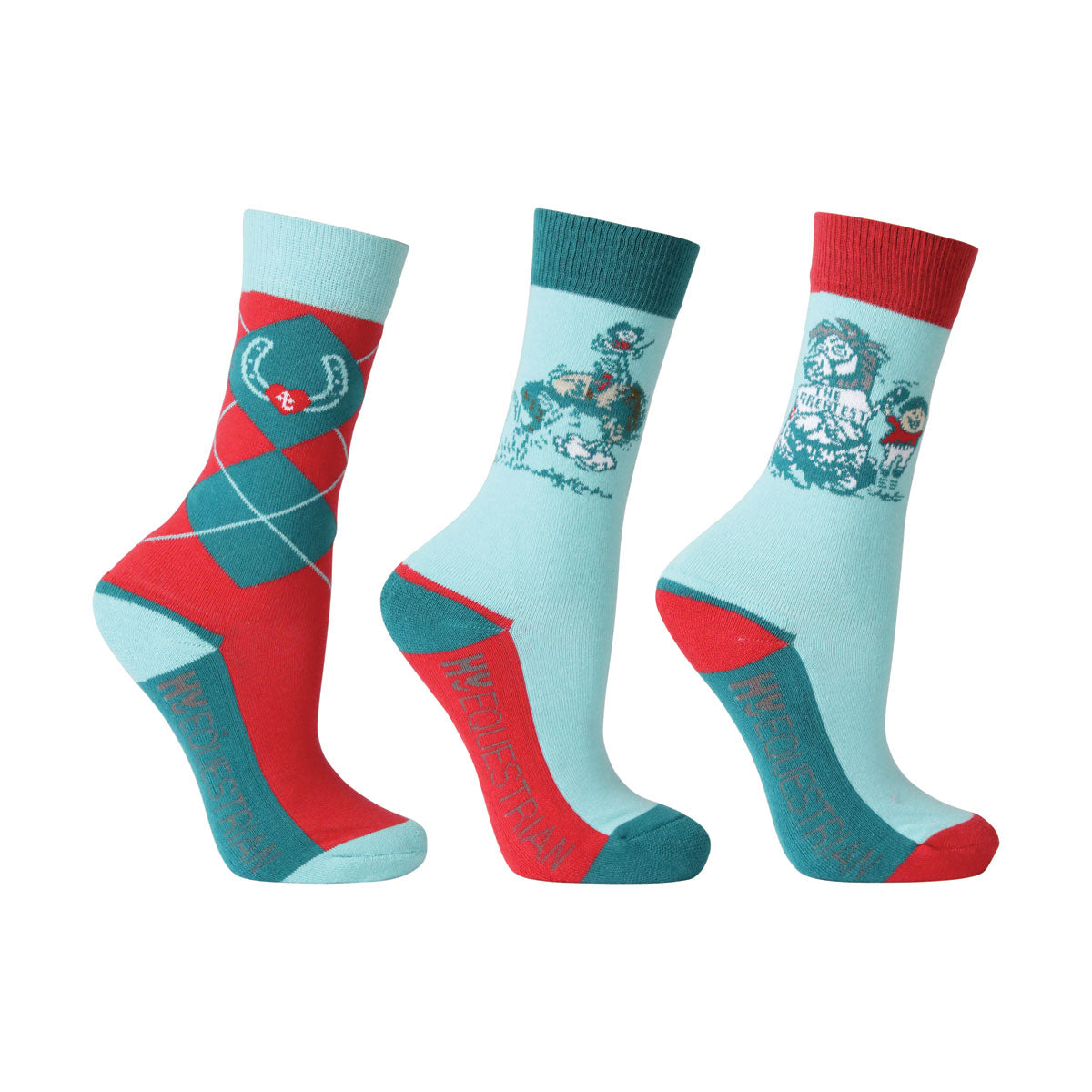 Hy Equestrian Novelty Printed Socks