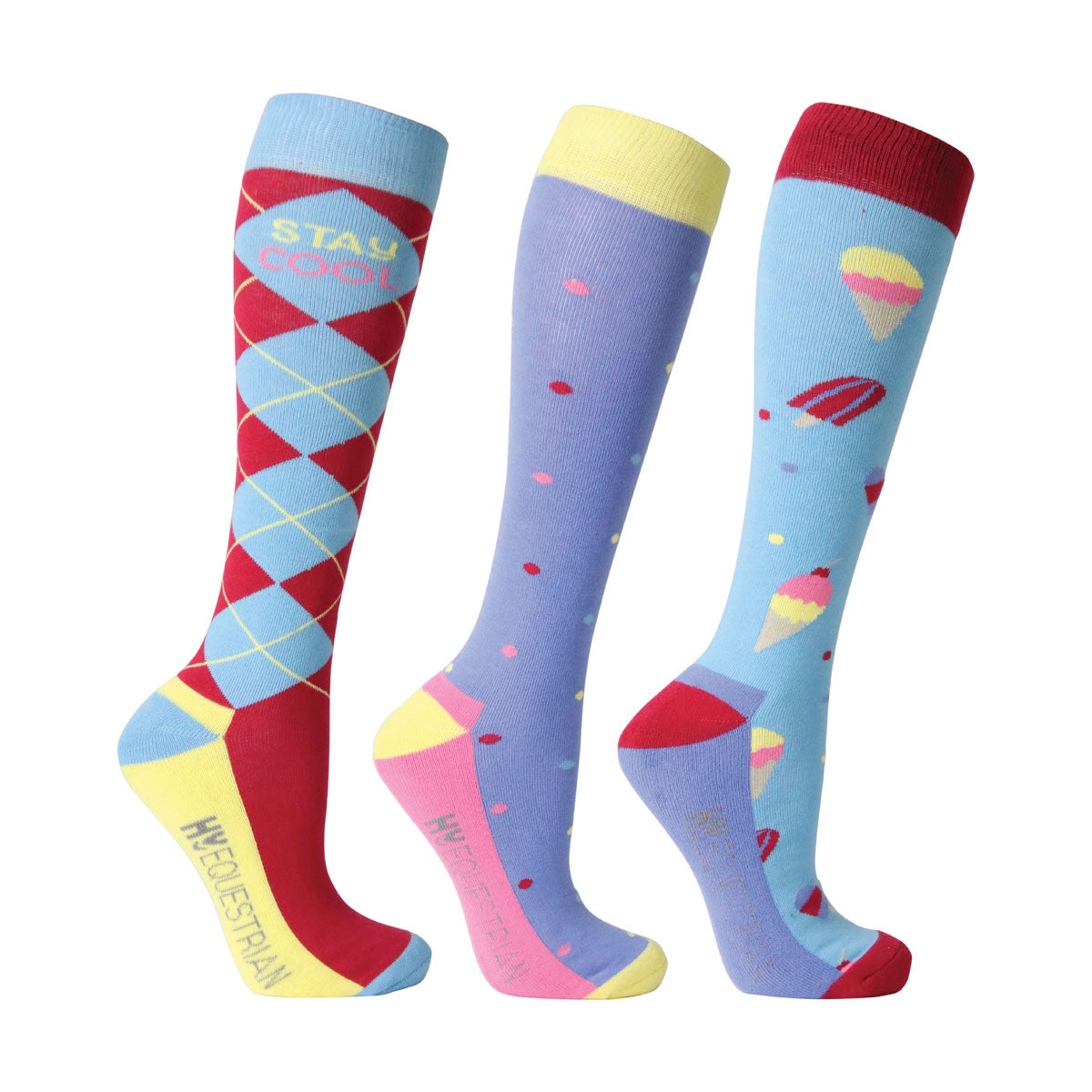 Hy Equestrian Novelty Printed Socks