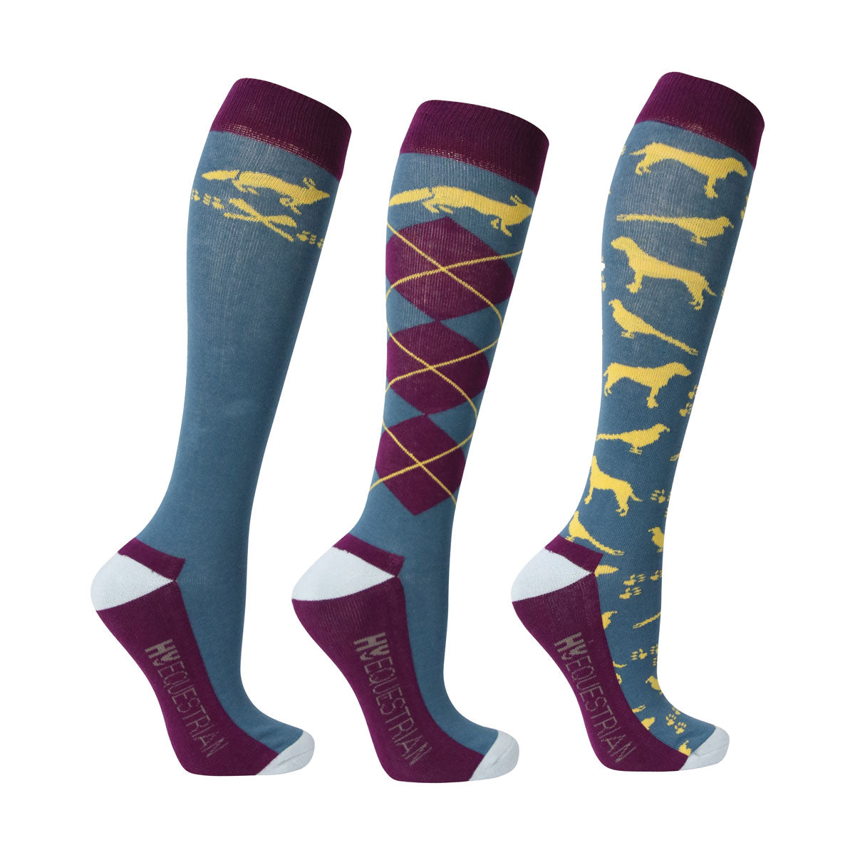 Hy Equestrian Novelty Printed Socks