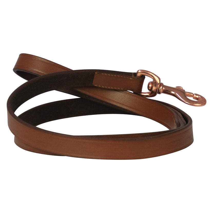 Benji & Flo Deluxe Padded Leather Dog Lead