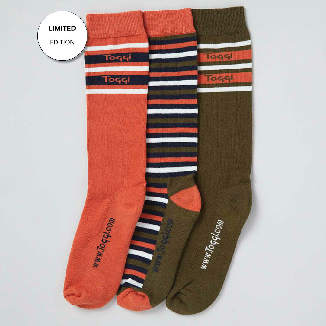Toggi Retro Stripe Bamboo Socks