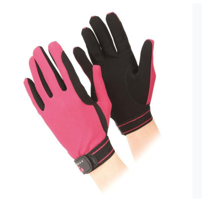 Shires Aubrion Children's Mesh Riding Gloves
