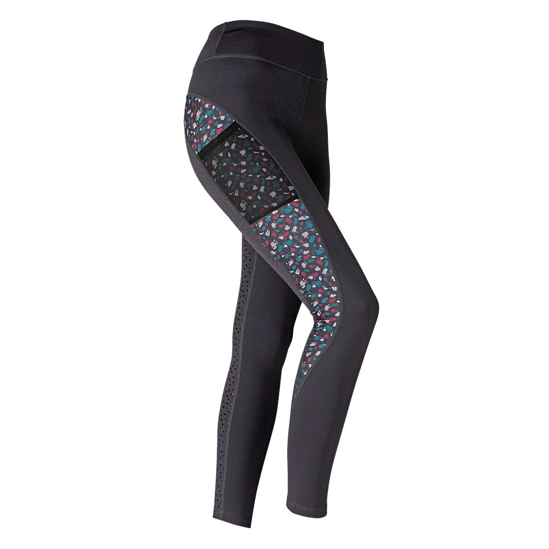 Shires Aubrion Coombe Full Grip Girls Riding Tights