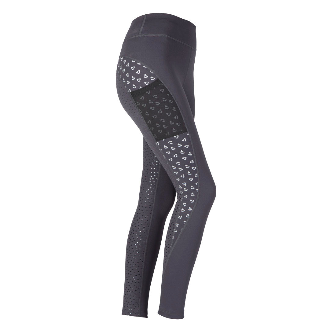 Shires Aubrion Coombe Full Grip Girls Riding Tights