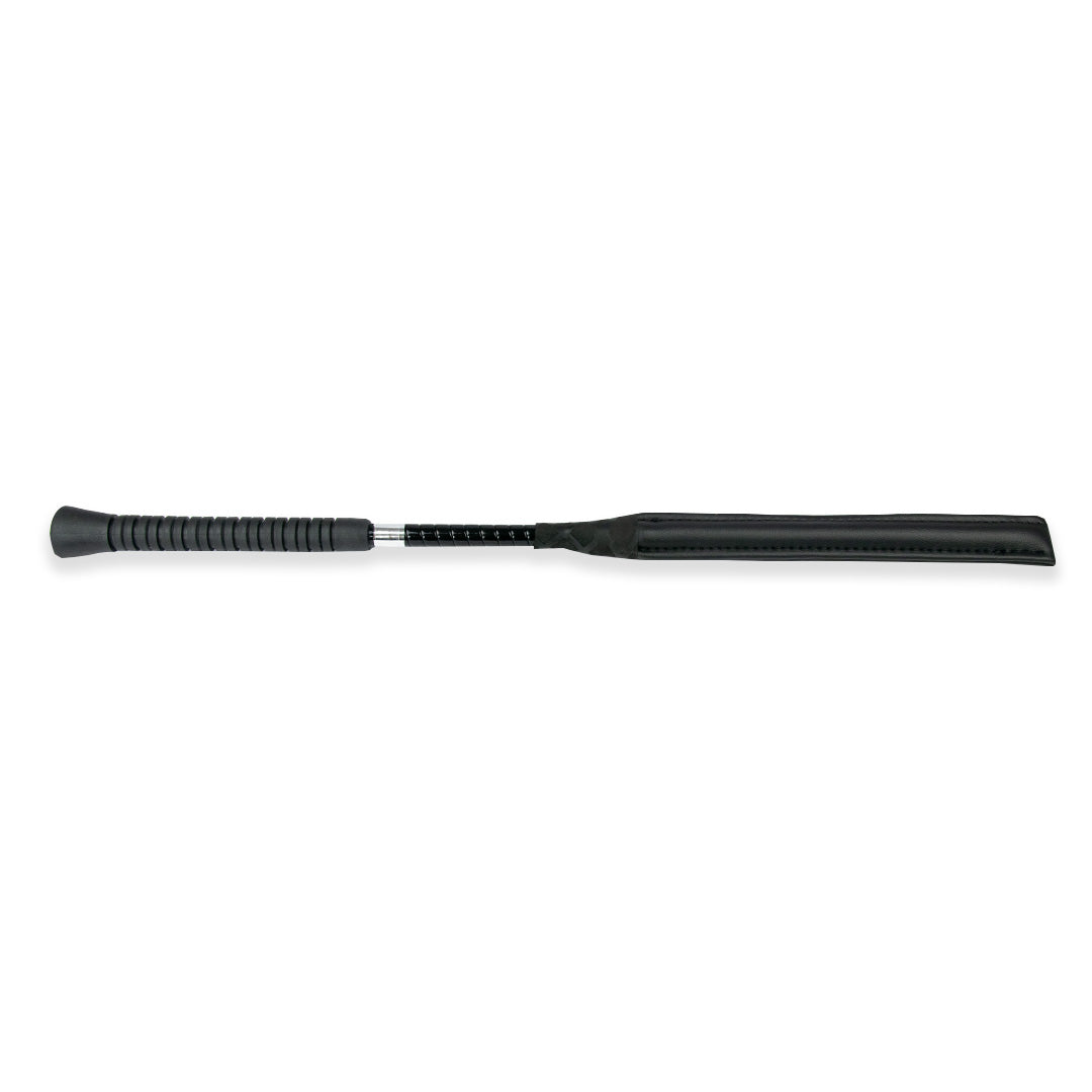 GS Equestrian Bat Whip with Ribbed Grip 50cm