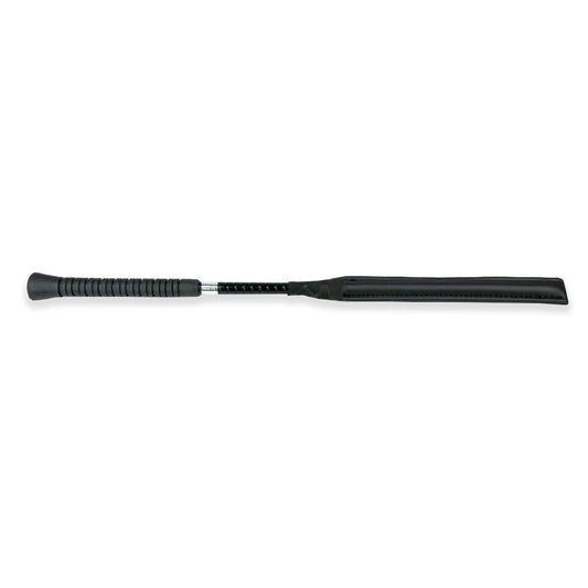 GS Equestrian Bat Whip with Ribbed Grip 50cm