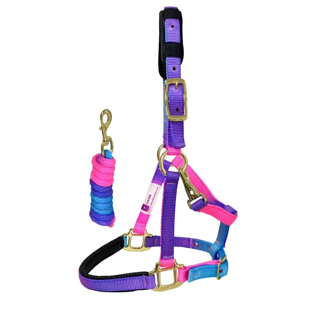 KM Elite Padded Headcollar Unicorn Set