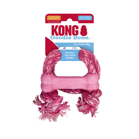KONG Puppy Goodie Bone with Rope