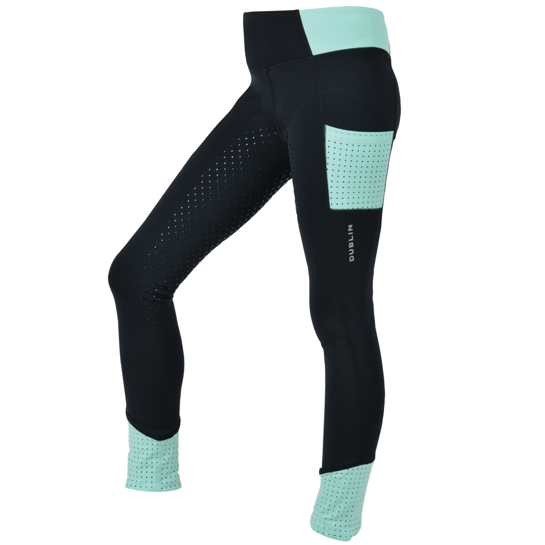 Dublin Power Performance Mid Rise Colour Block Childs Tights