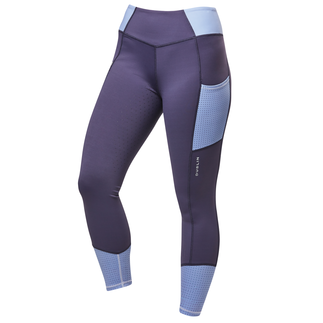 Dublin Power Performance Mid Rise Colour Block Ladies Tights