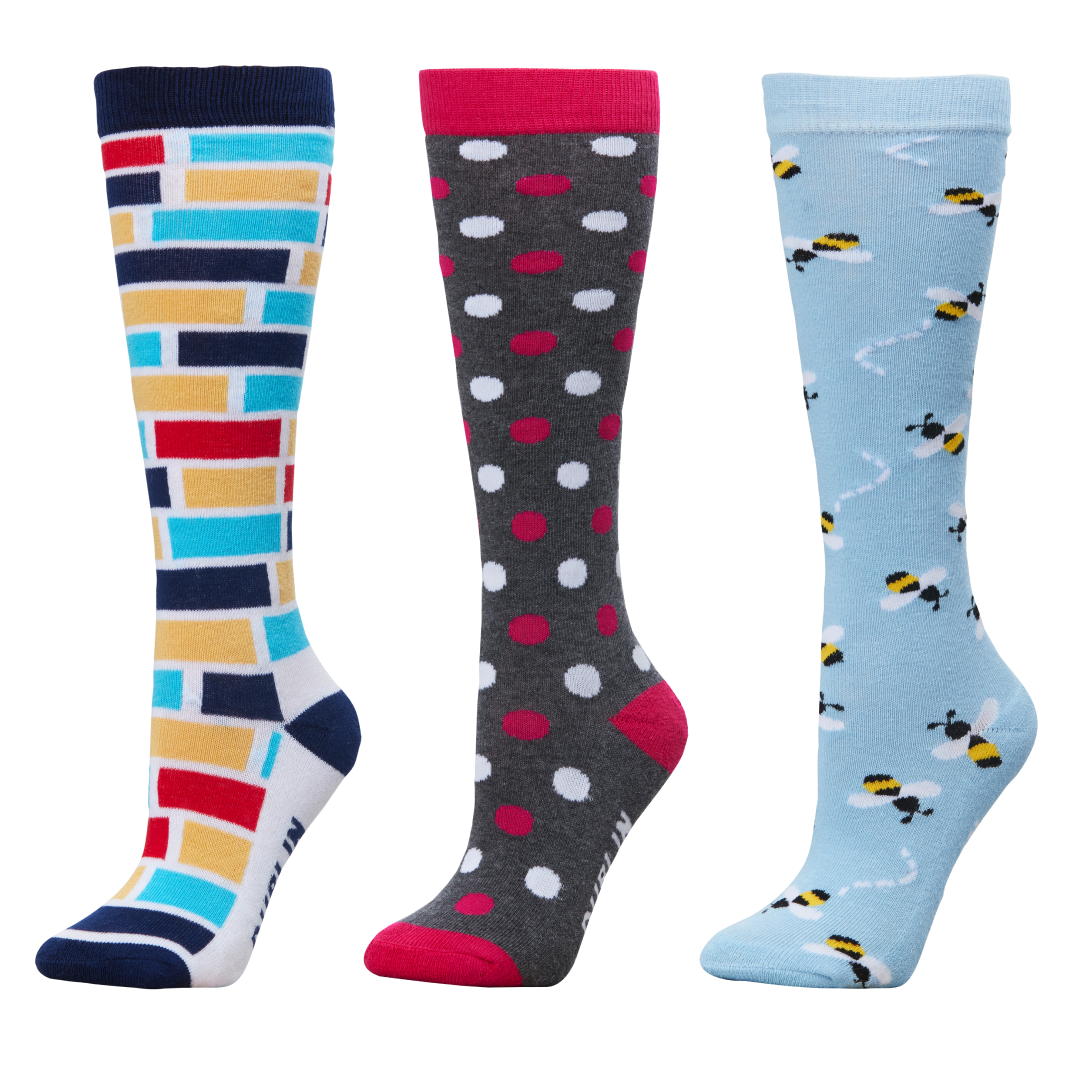 Dublin 3 Pack Socks Adults