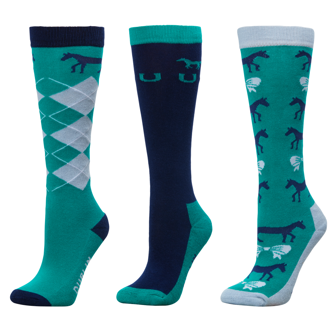 Dublin 3 Pack Socks Adults