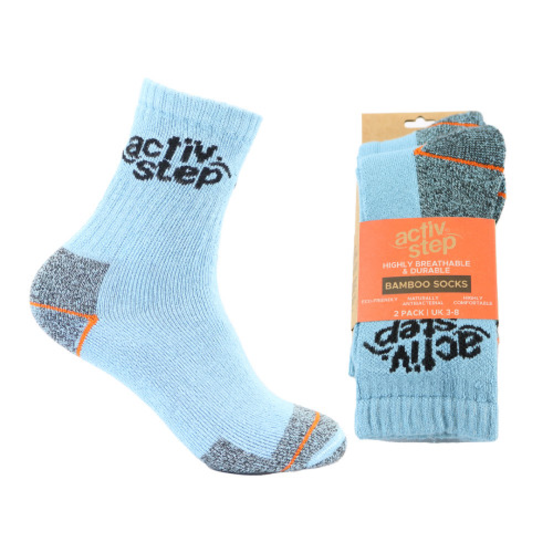 Activ-Step Durable & Breathable Bamboo Socks