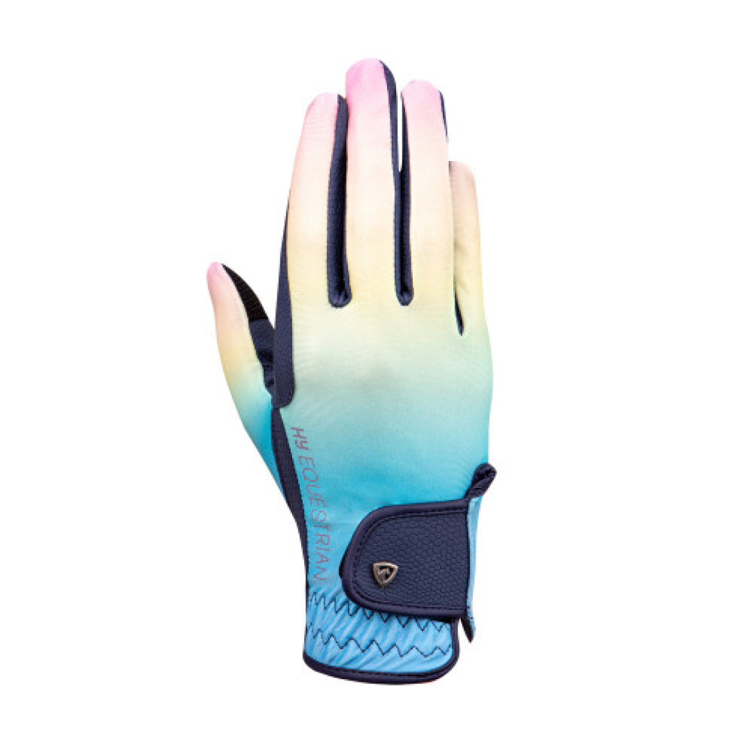 Hy Equestrian Ombre Children's Riding Gloves
