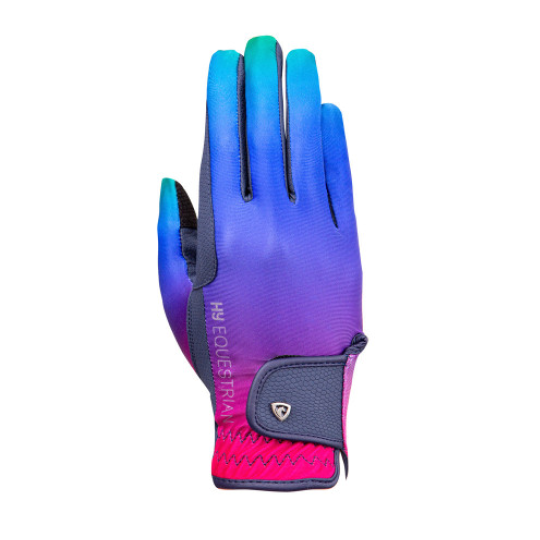 Hy Equestrian Ombre Children's Riding Gloves