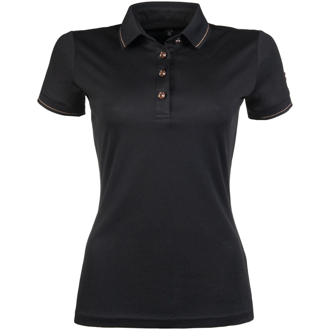 HKM Rose-Gold Glamour Style Polo Shirt