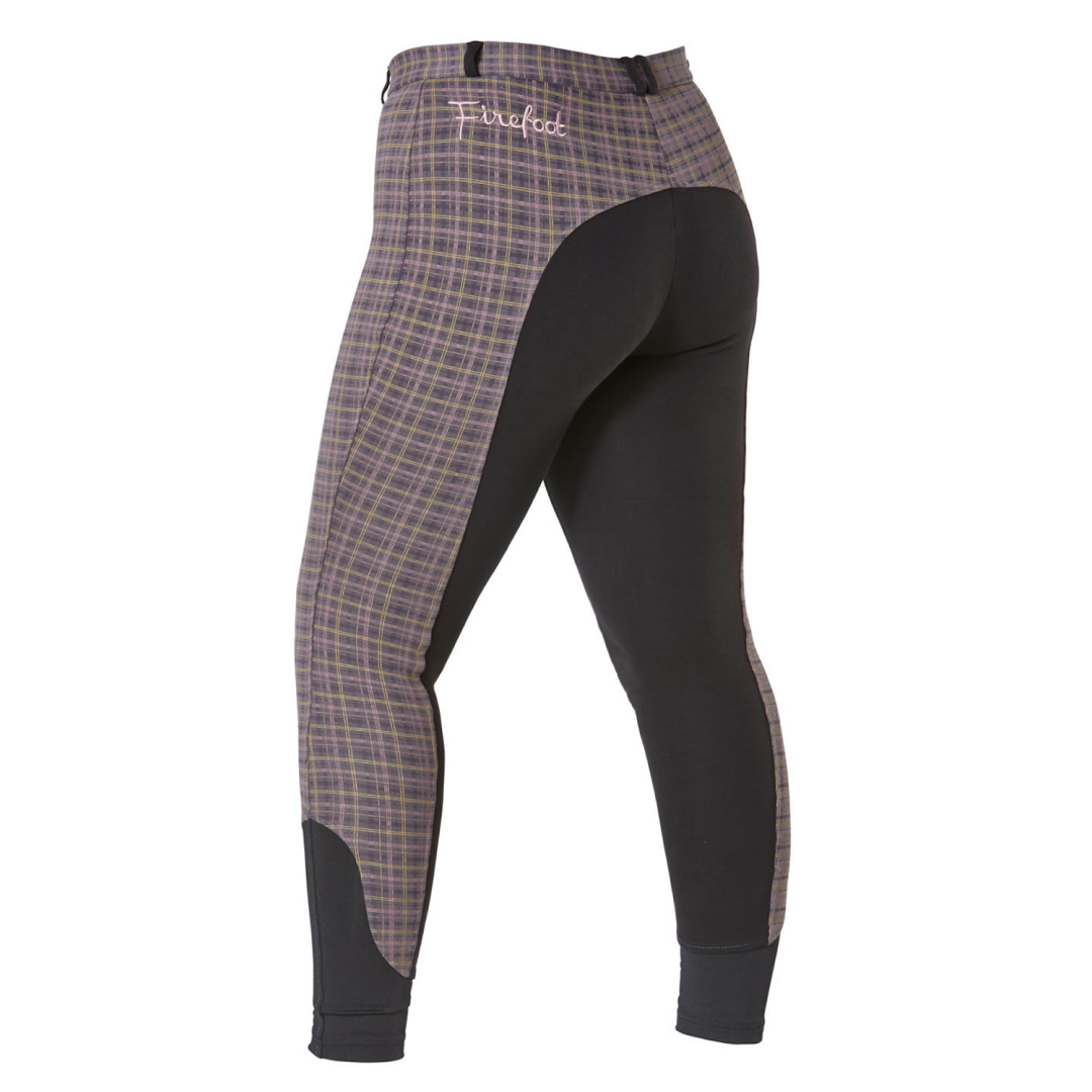 Firefoot Farsley Children's Rose Gold Check Breeches