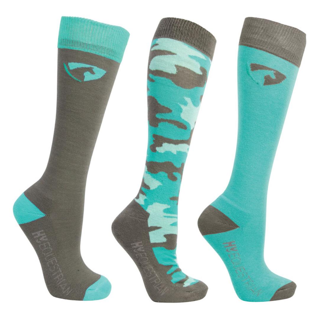 Hy Equestrian DynaForce Childen's Socks - Pack of 3