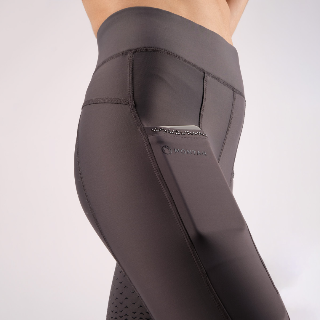 Montar Junior Crystal Full Grip Riding Tights