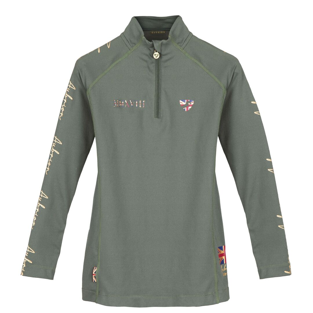 Shires Aubrion Team Long Sleeve Girls Base Layer