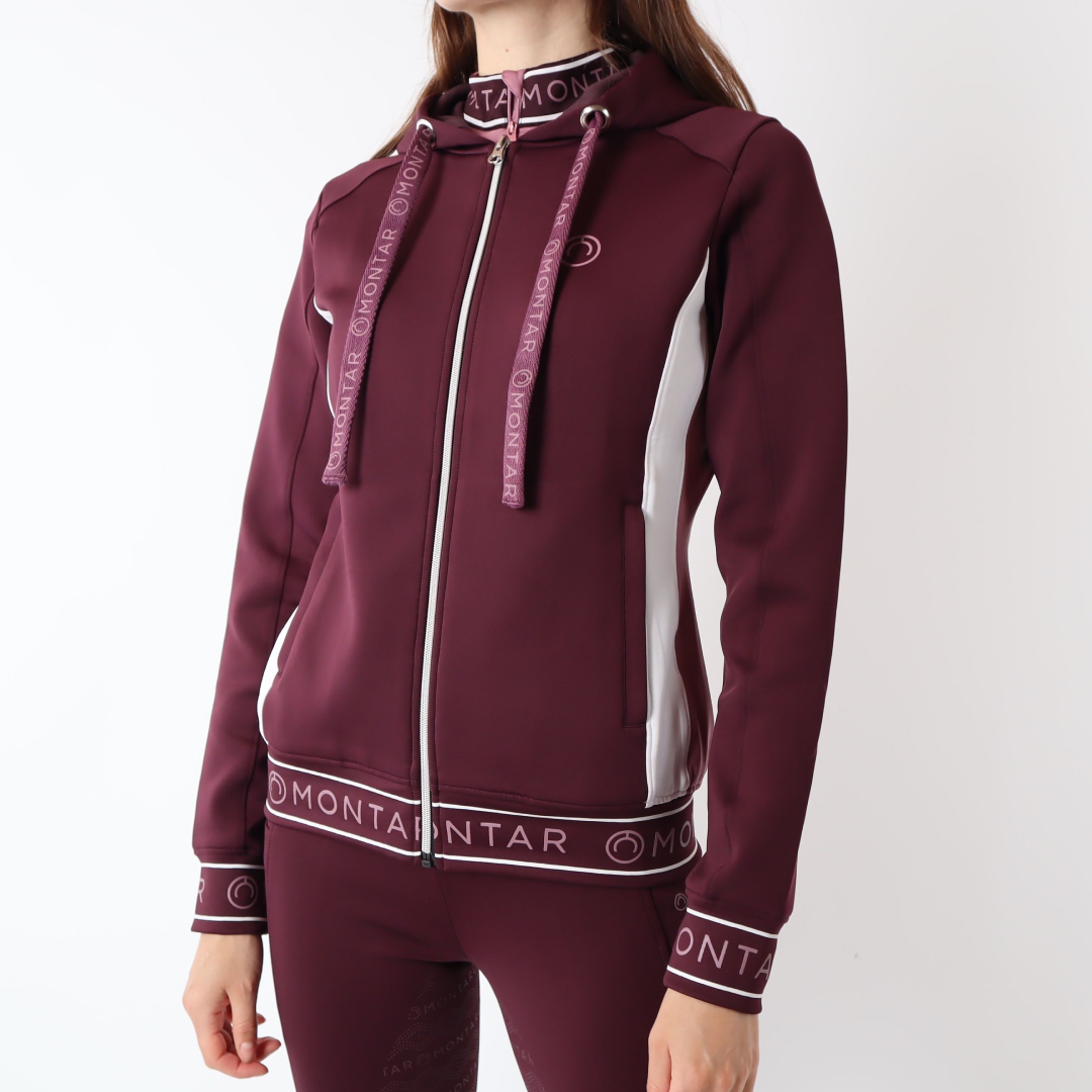 Montar Alia Ladies Viv Logo Tape Contrast Panel Jumper