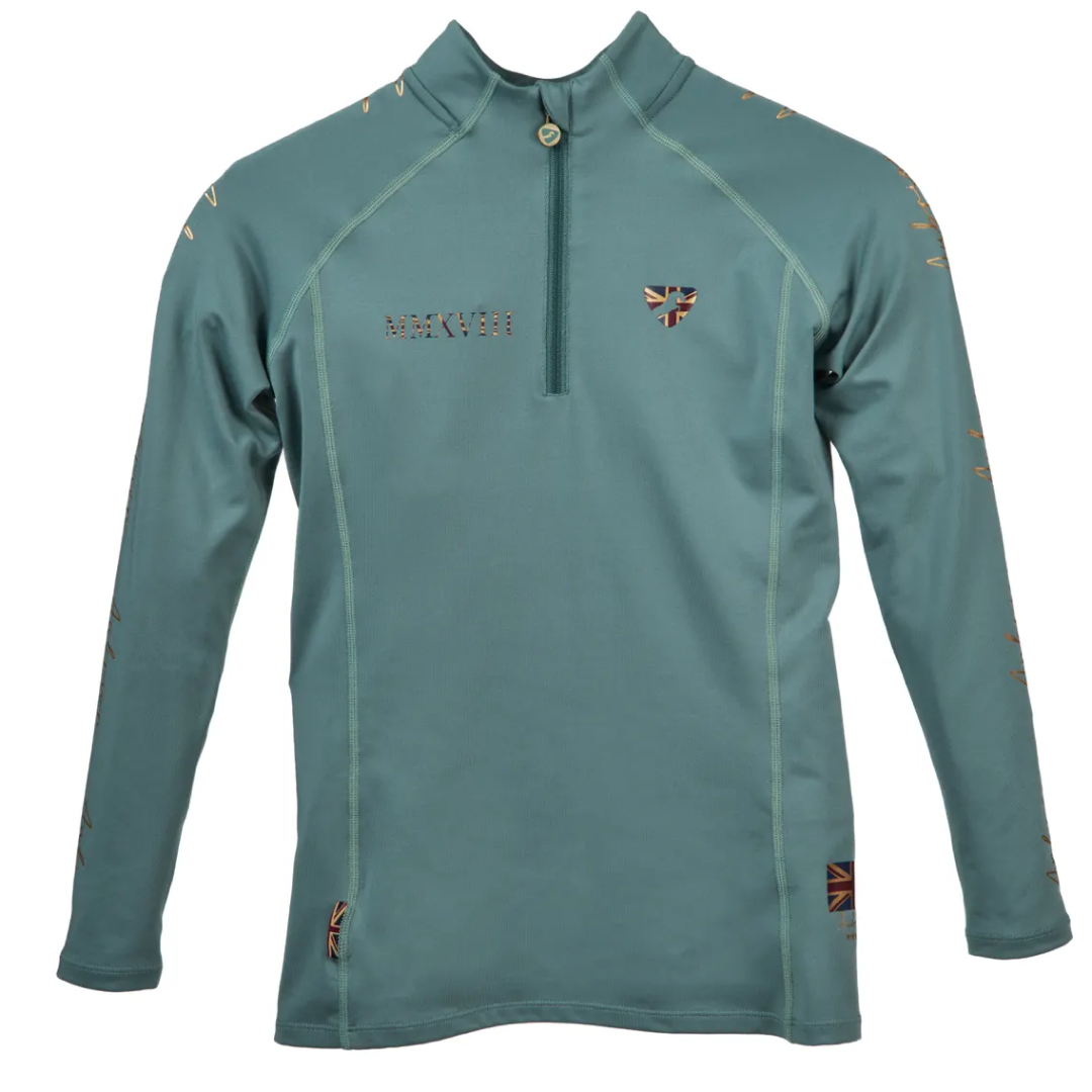 Shires Aubrion Team Long Sleeve Girls Base Layer