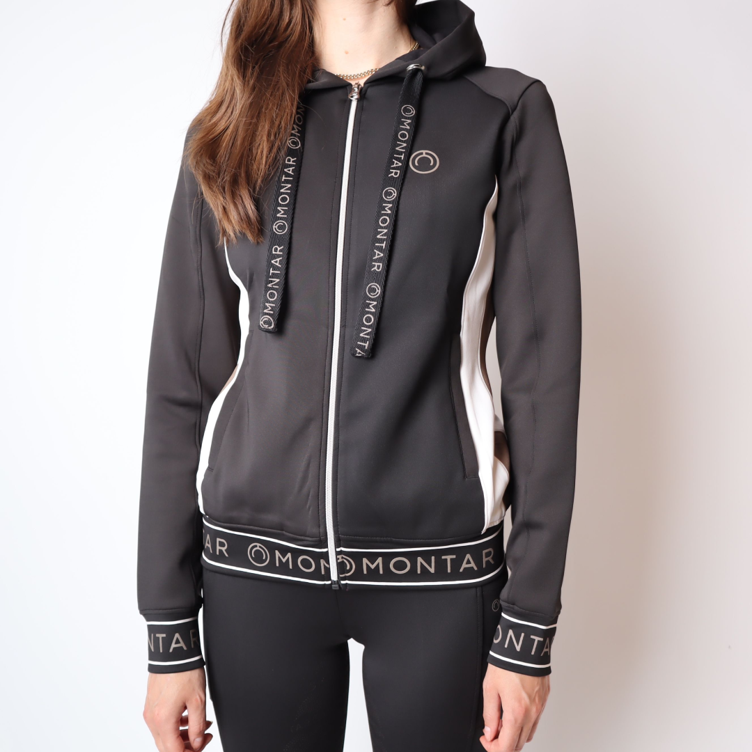 Montar Alia Ladies Viv Logo Tape Contrast Panel Jumper