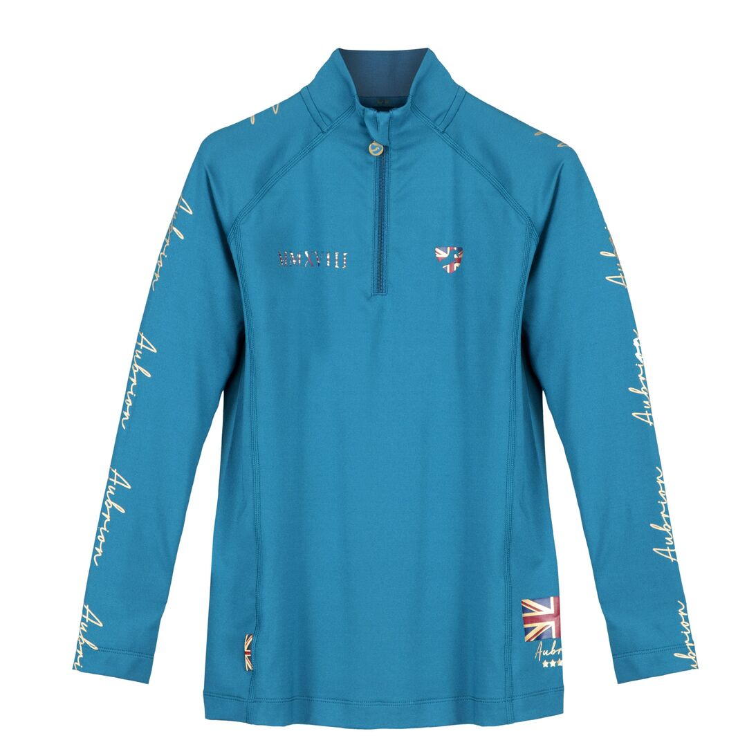 Shires Aubrion Team Long Sleeve Girls Base Layer
