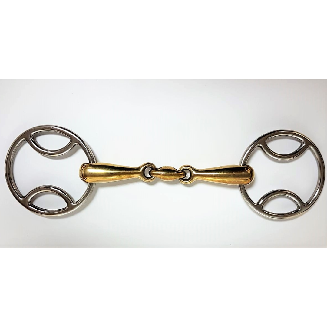 Minos Harmony Loop Ring Snaffle Bit