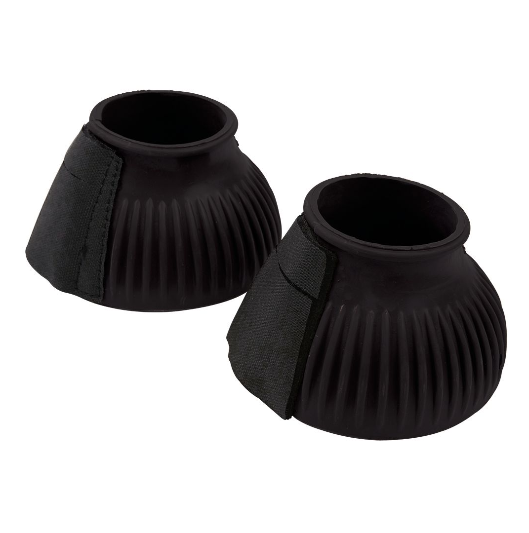 Mackey Ribbed Bell Boots With Touch Tape