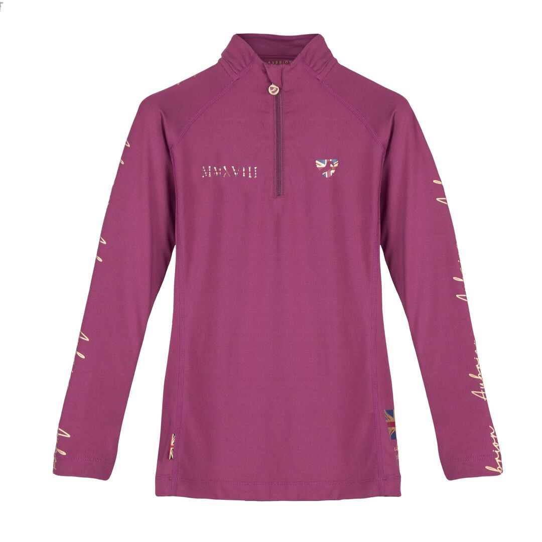 Shires Aubrion Team Long Sleeve Girls Base Layer