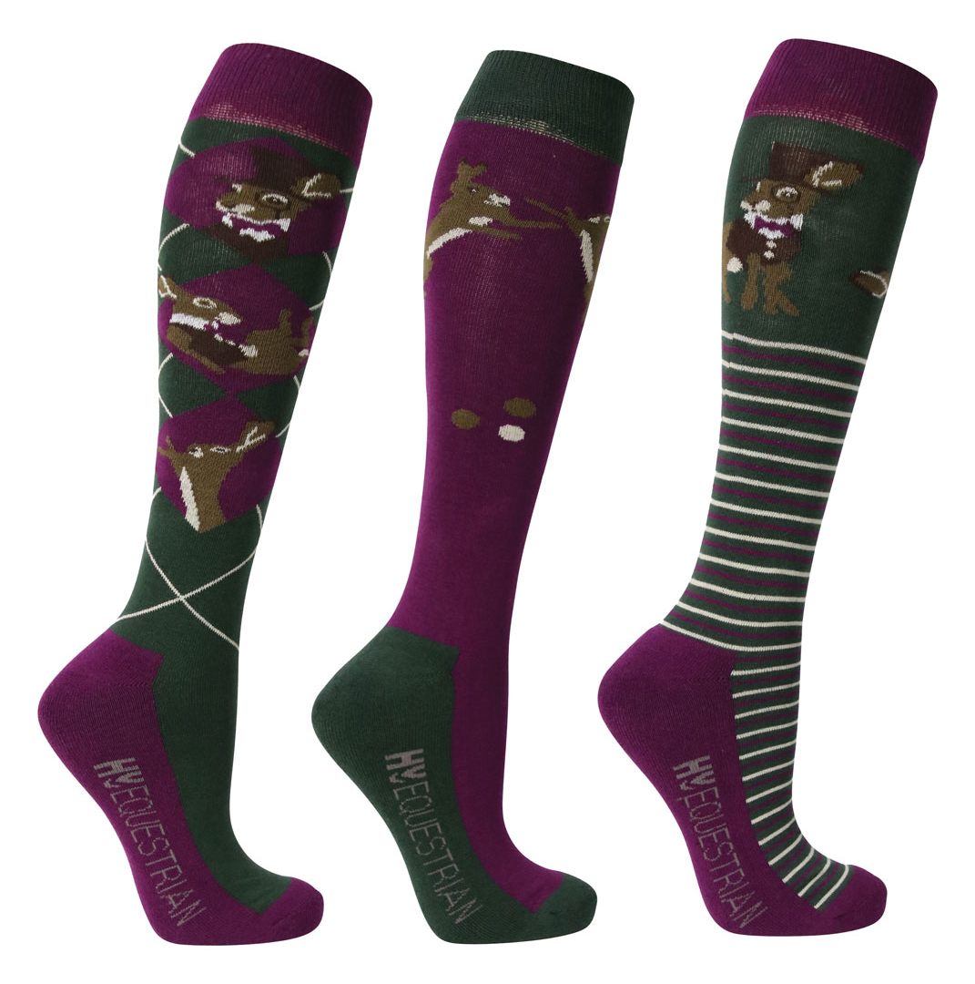 Hy Equestrian Novelty Printed Socks
