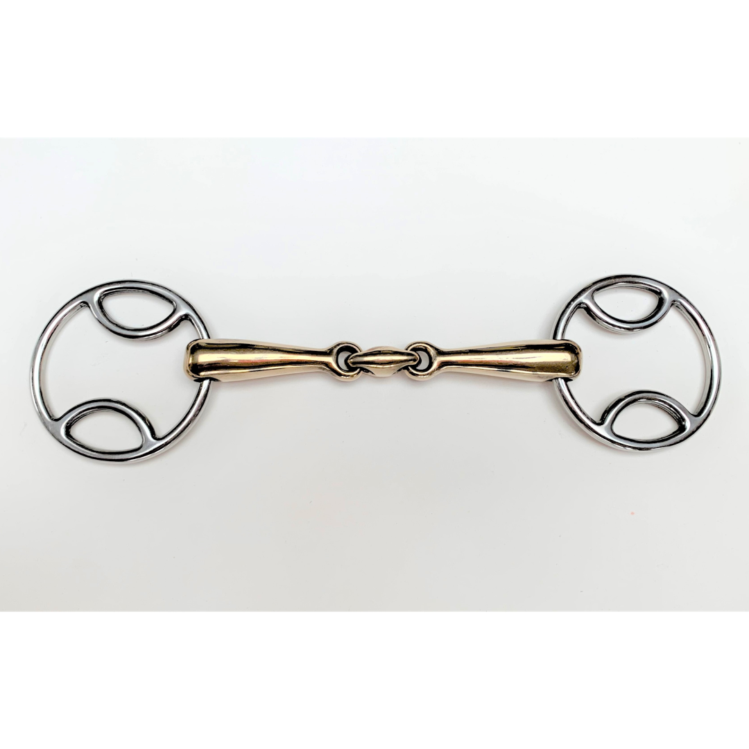 Minos Balancer Loop Ring Snaffle Bit