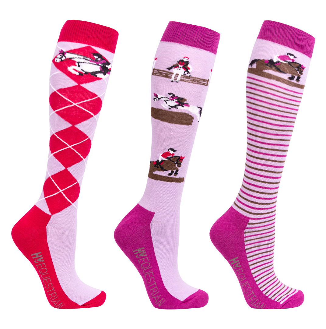 Hy Equestrian Novelty Printed Socks
