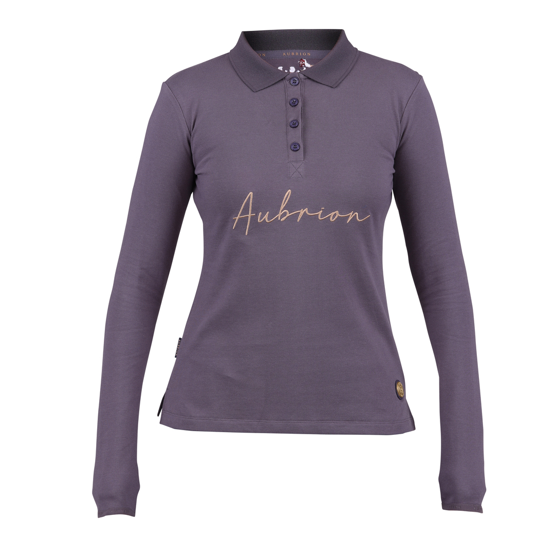 Shires Aubrion Ladies Team Long Sleeve Polo