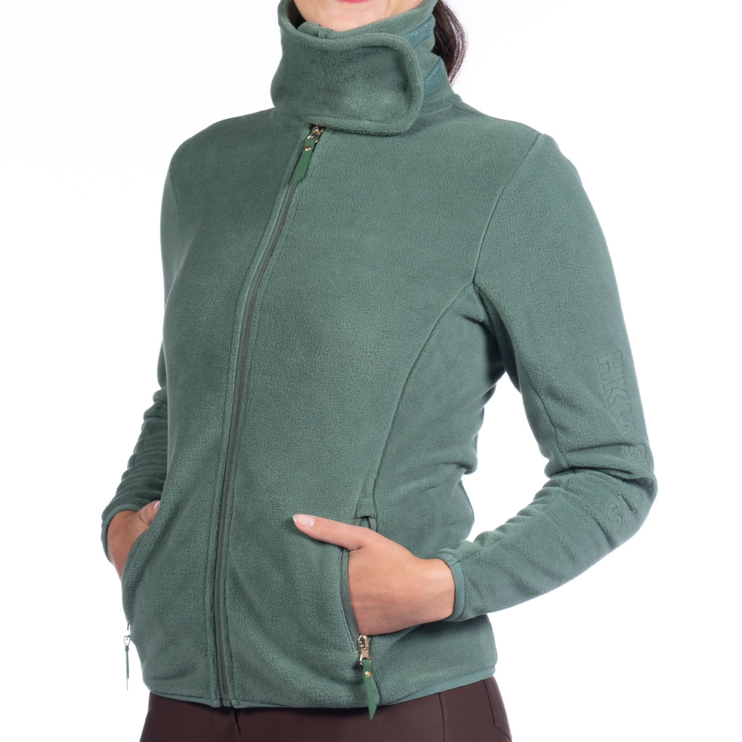 HKM Fleece jacket -Basil-