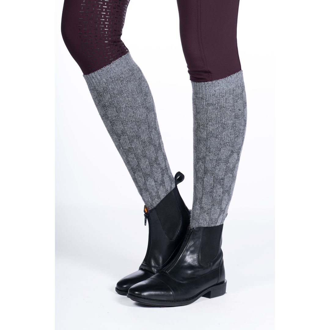 HKM Riding socks -Berry Wool-