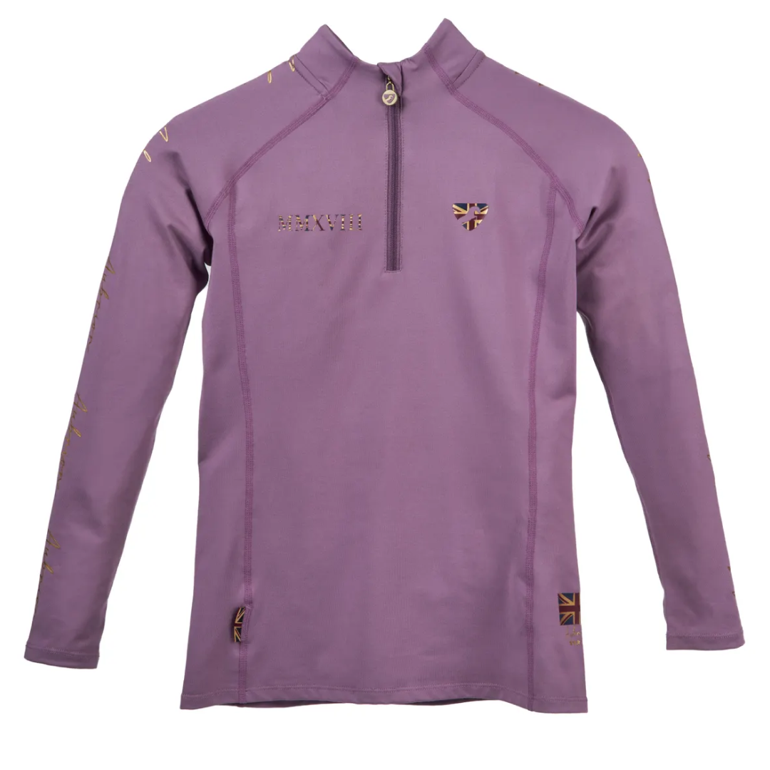 Shires Aubrion Team Long Sleeve Girls Base Layer