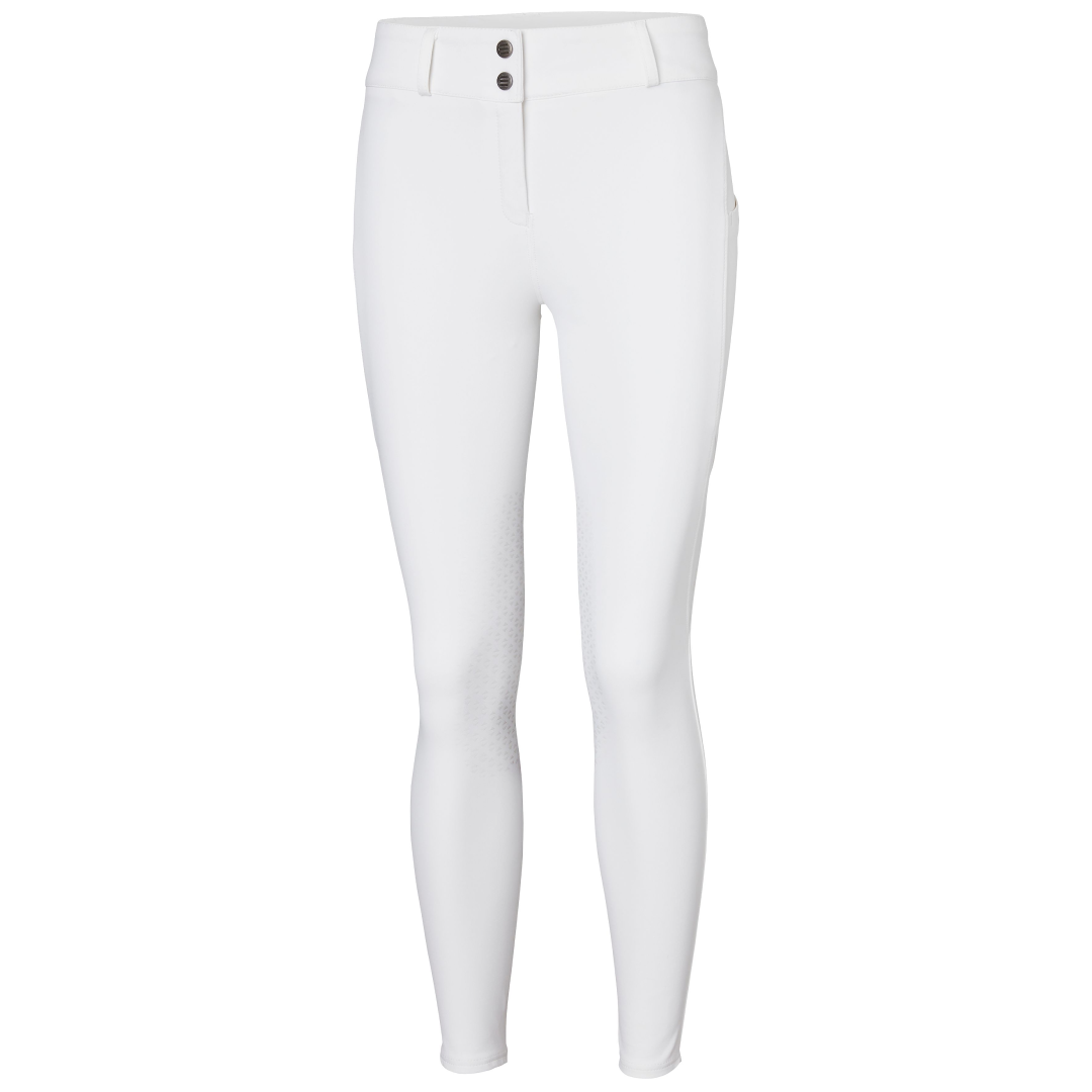Stierna White Vera Breeches Knee Grip