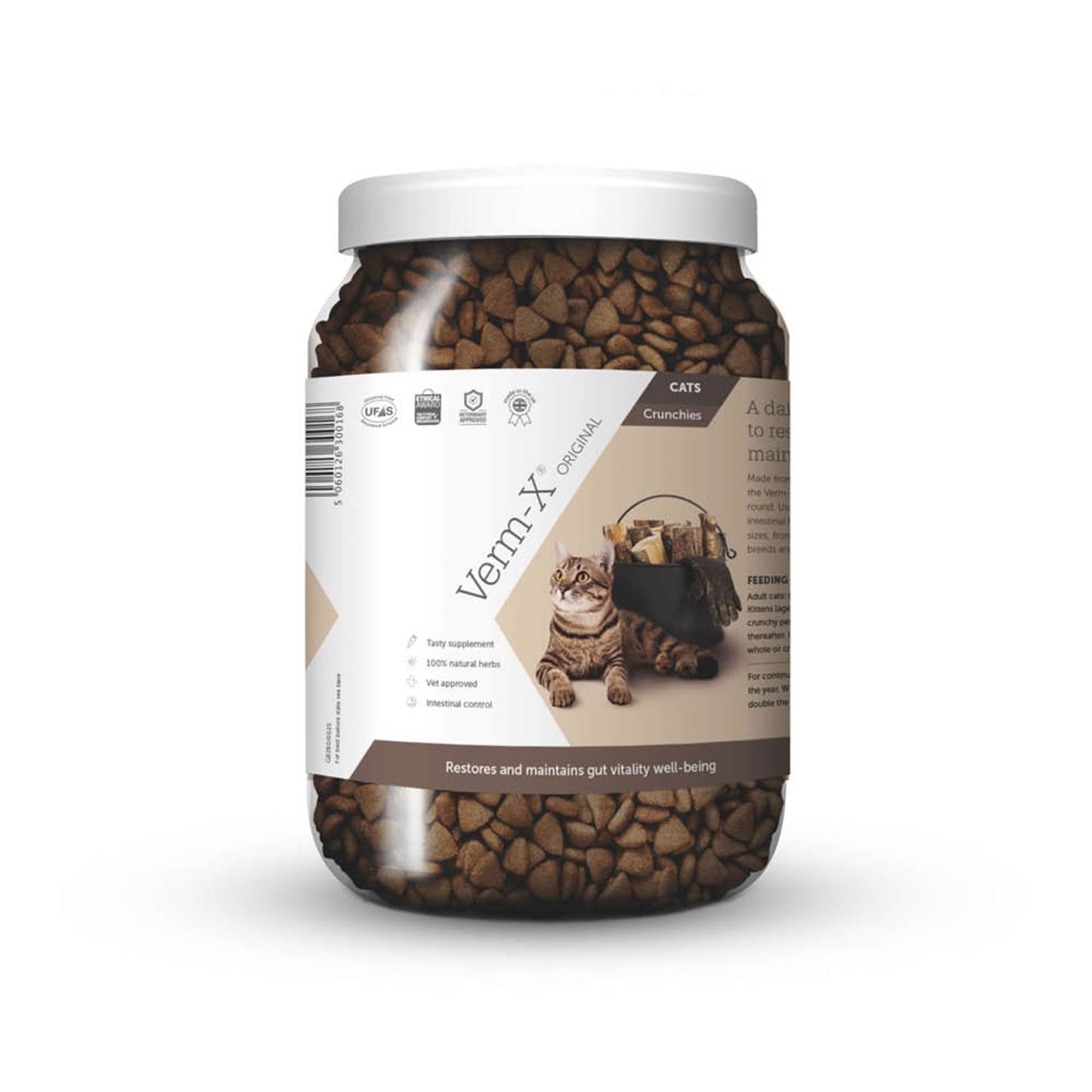 Verm-X Herbal Crunchies for Cats
