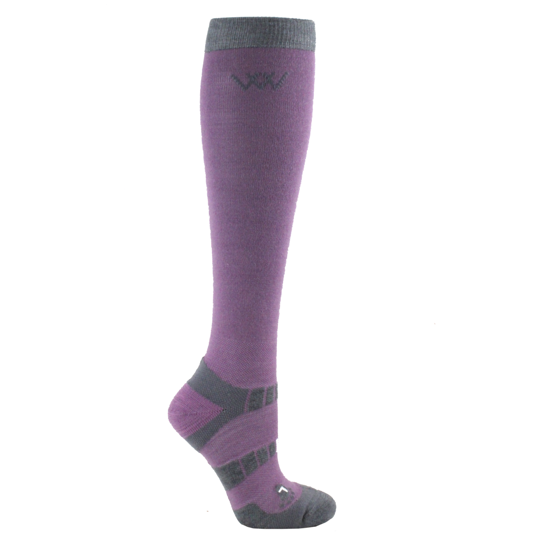 Woof Wear Bamboo Waffle Long Riding Socks