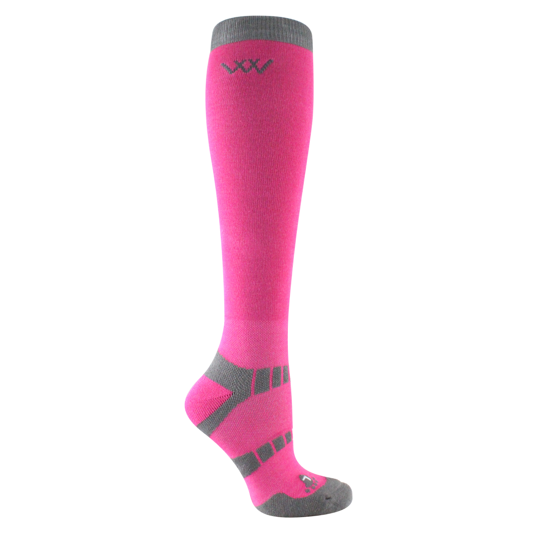 Woof Wear Bamboo Waffle Long Riding Socks